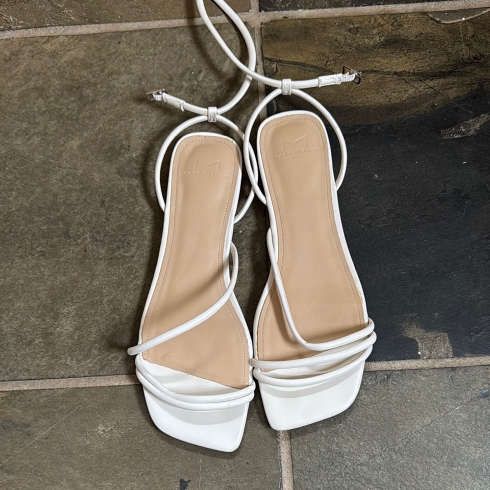 White Strappy Sandals